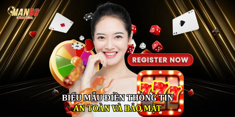 Biểu mẫu điền thông tin an toàn và bảo mật